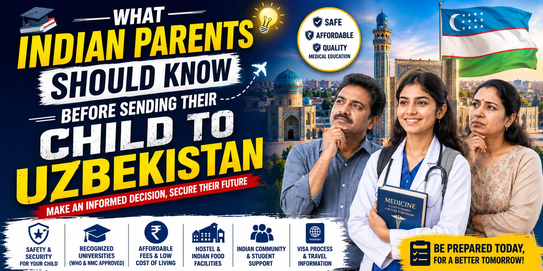What Indian Parents Should Know Before Sending Their Child to Uzbekistan
